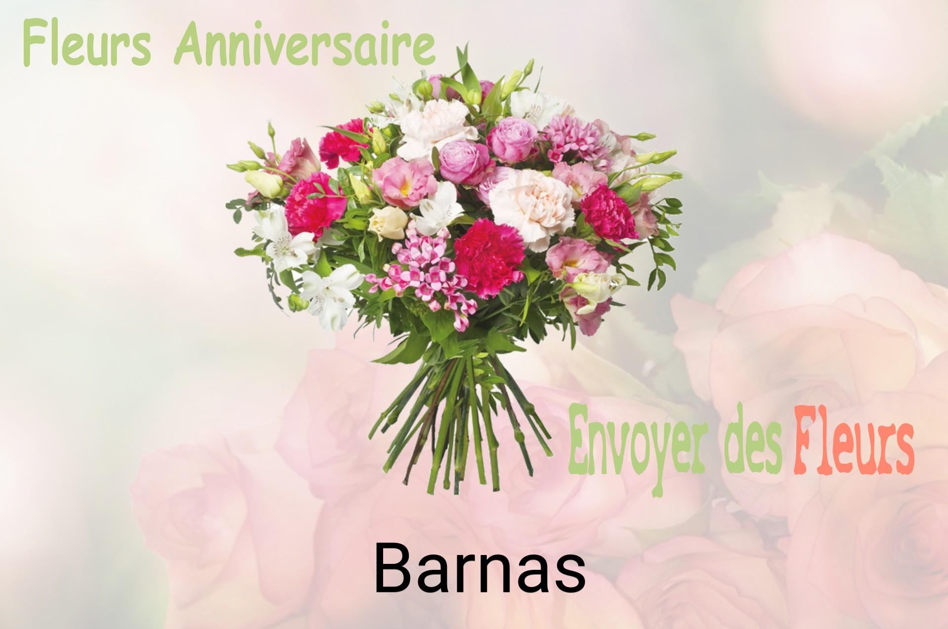 Bouquet de fleurs d’anniversaire livré à Barnas