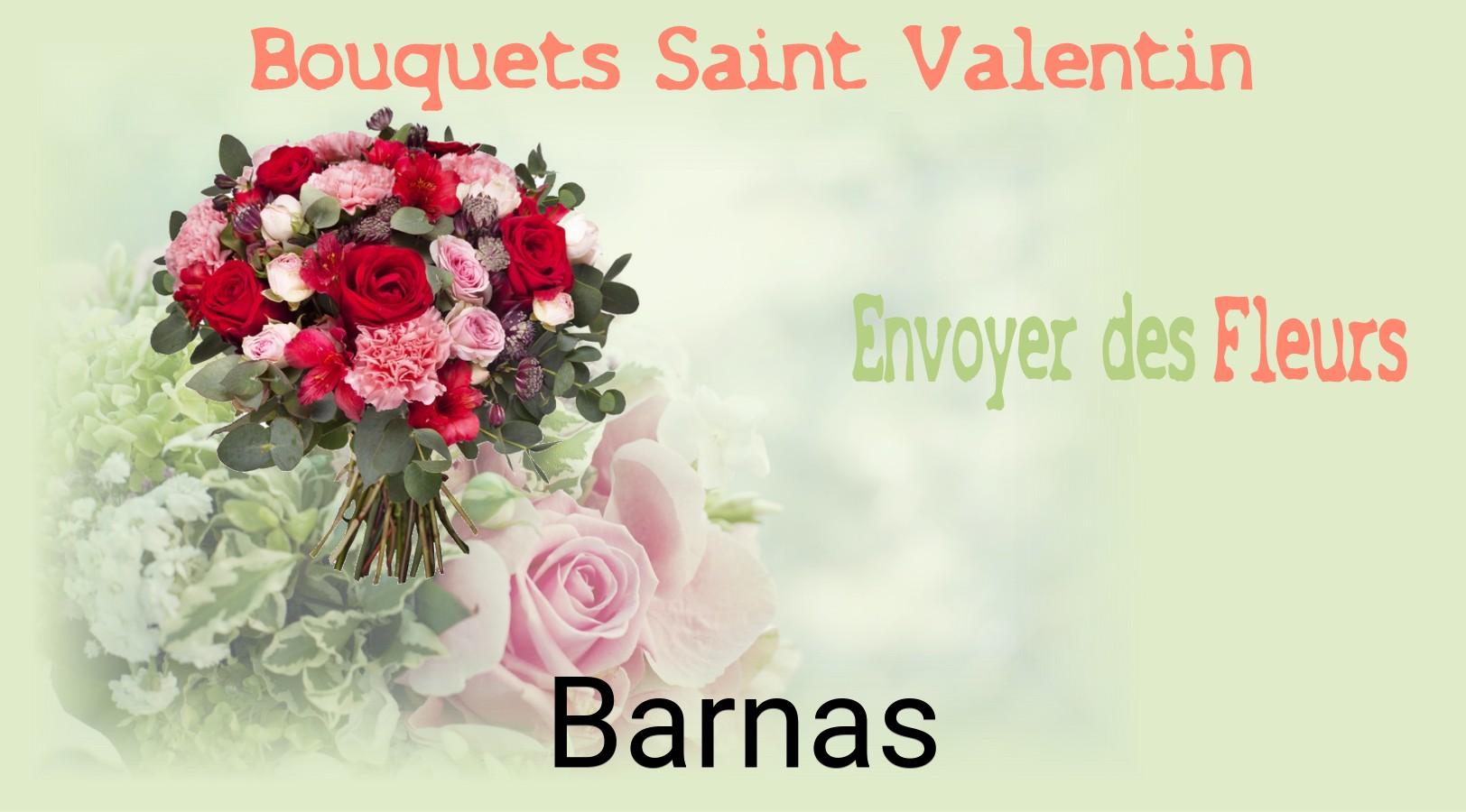 Roses de Saint-Valentin livrées à Barnas
